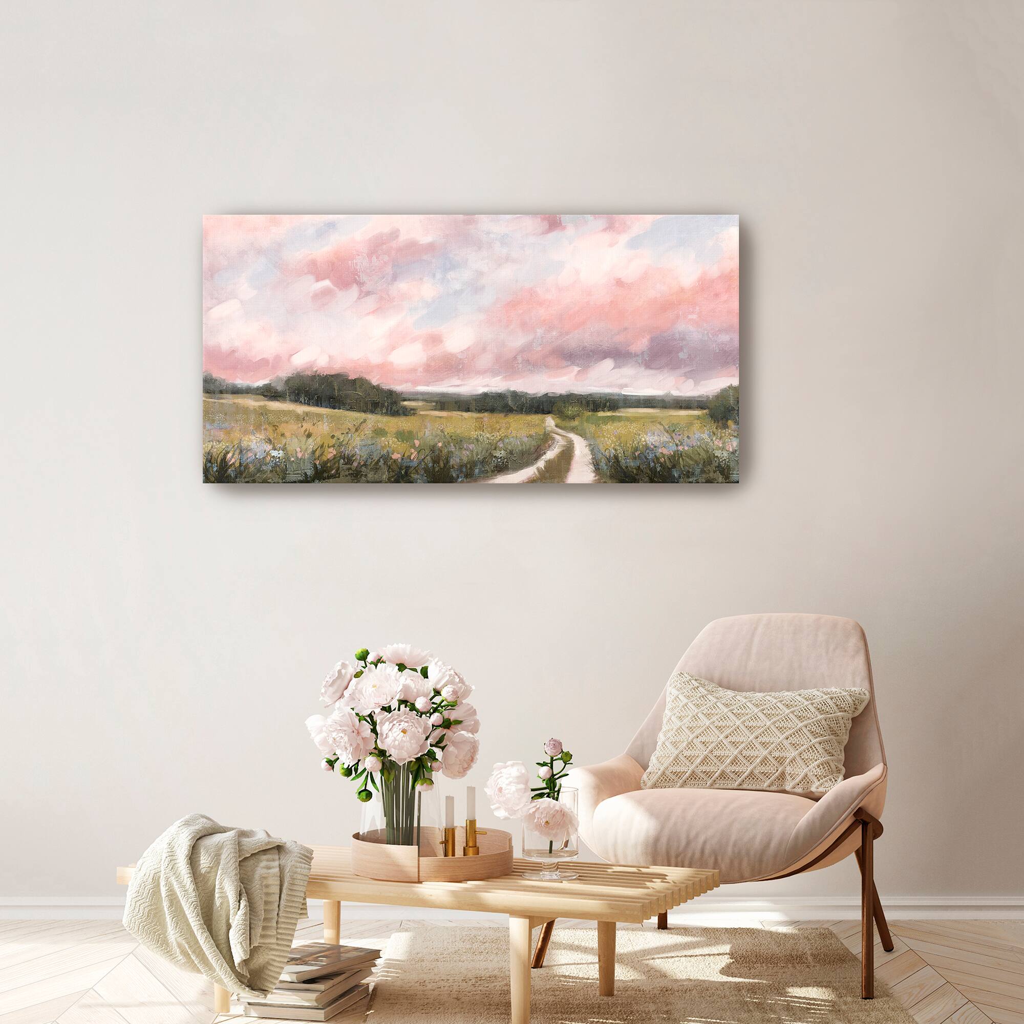 Lumaprints Spring fields 3 Canvas Giclée Art